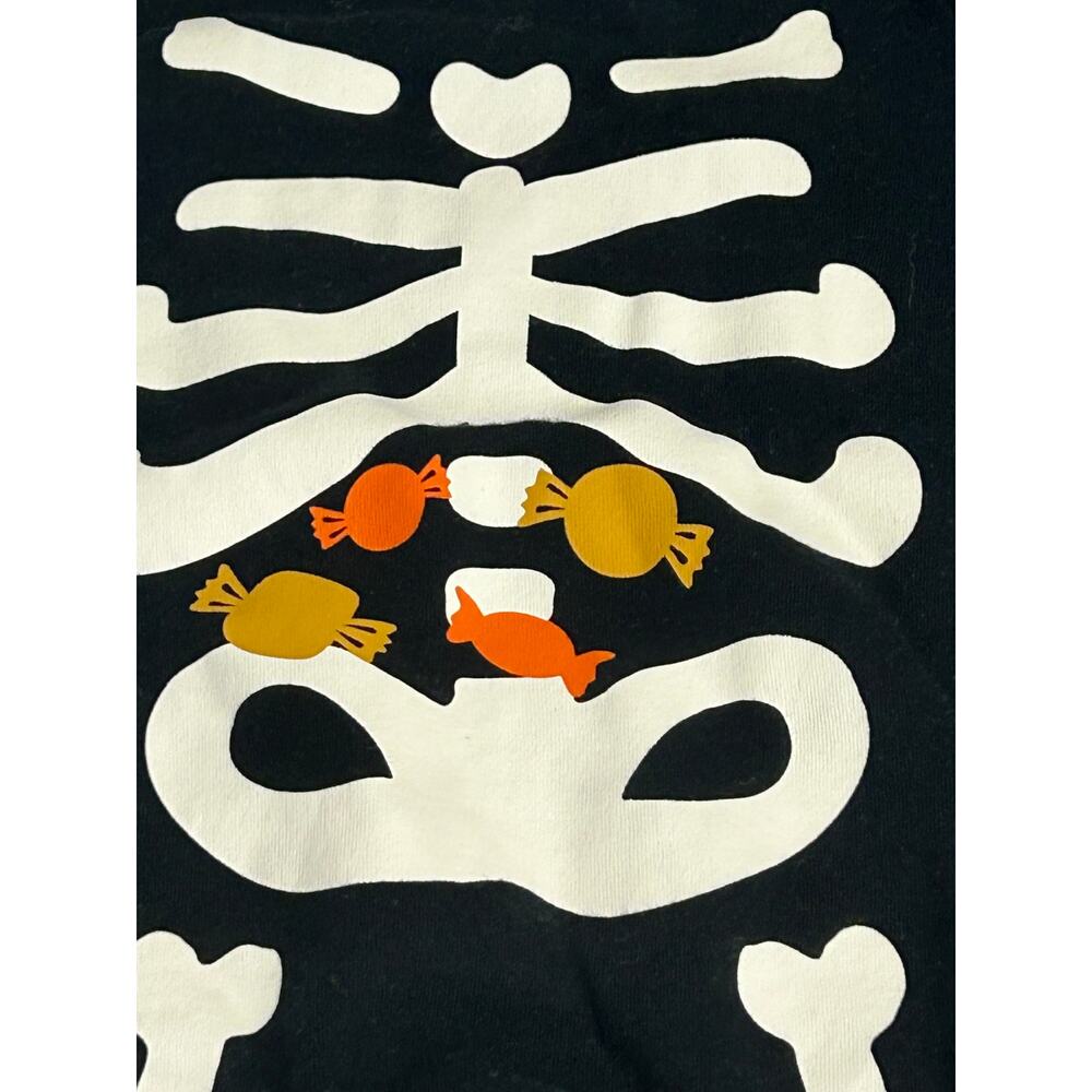 Carters 3m baby Hallowen skeleton sleep & play footed bones and candy - Picture 2 of 3